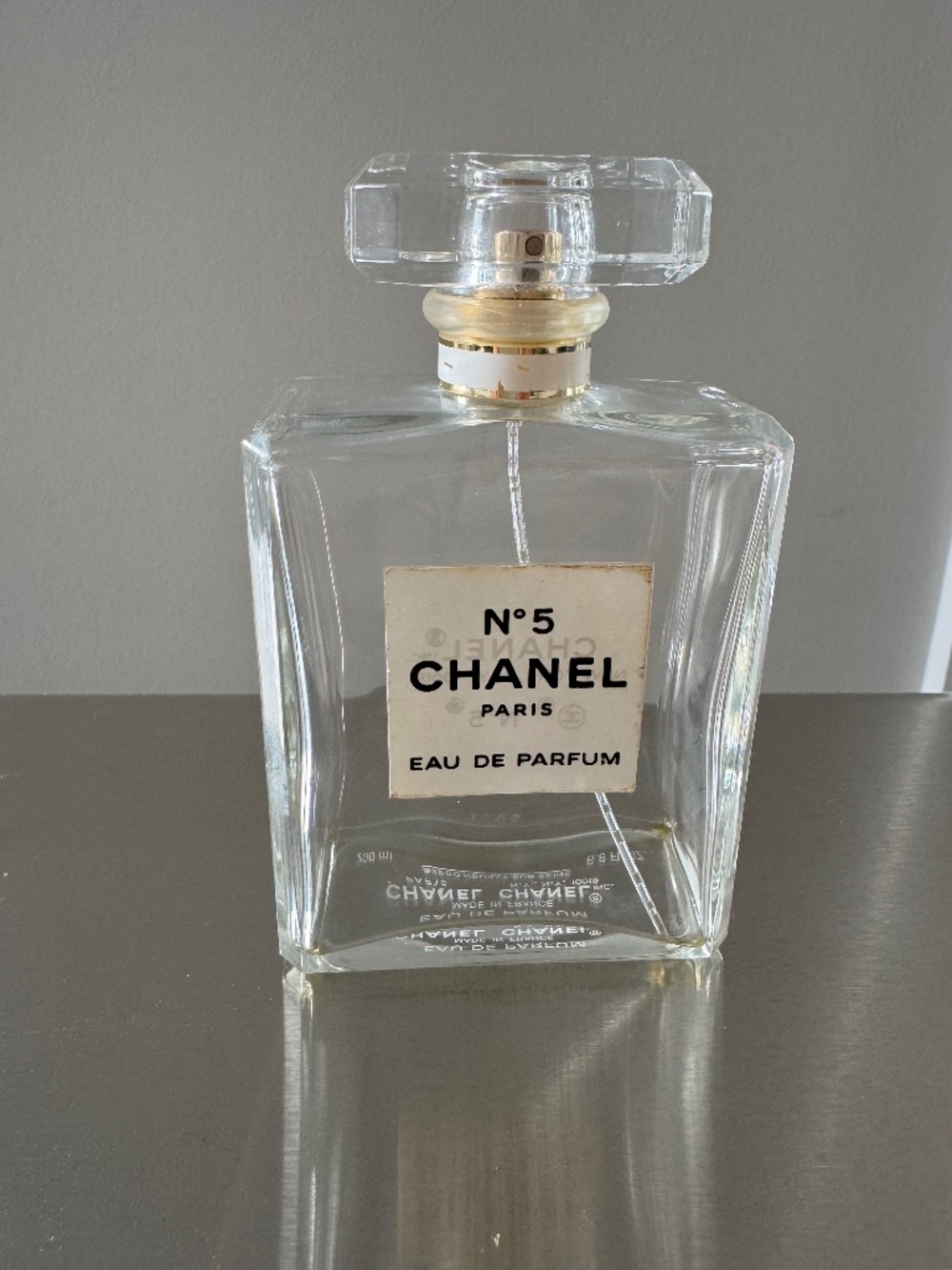 Chanel No 5 Empty 200ml Perfume Bottle